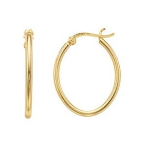 24k Gold over Silver Mini Hoops